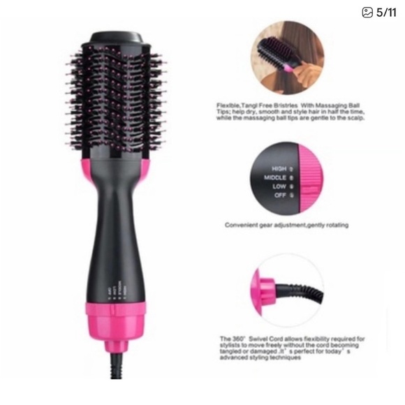 Professional Blower Brush Hot Air Styler New - Picture 4 of 5